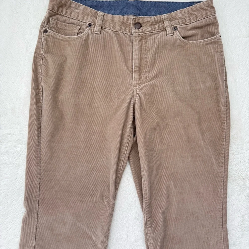 LL Bean Everyday Corduroy Pants Women’s 6 Camel Bootcut Favorite Fit Preppy Y2K - Picture 2 of 9